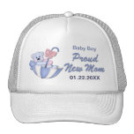 Umbrella Teddy Bear - New Mum of Boy - Customise Hats