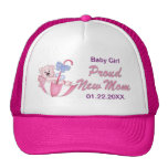 Umbrella Teddy Bear - New Mum of Girl - Customise Trucker Hats