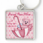 Umbrella Teddy Bear - New Mum of Girl - Customise
