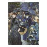 Umbrellas by Pierre Auguste Renoir Greeting Cards