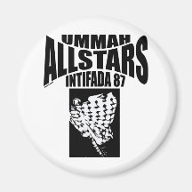 Ummah Allstars Intifada 87 Refrigerator Magnet
