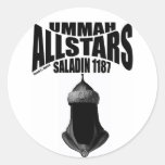 Ummah Allstars Saladin Round Stickers