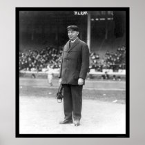 Umpire Bill Klem Baseball 1914 Posters
