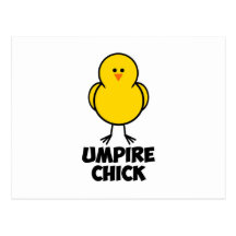 Umpire Chick Post Card