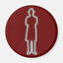 Umriss Mann outline man Magnets