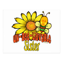 Un-Bee-Lievable Sisters Postcards