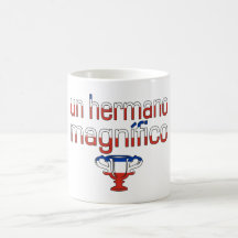 Un Hermano Magnífico Chile Flag Colours Mugs