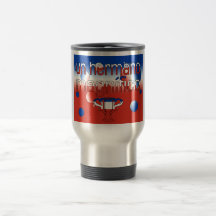 Un Hermano Magnífico Chile Flag Colours Pop Art Mugs