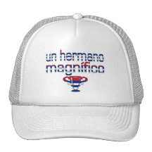 Un Hermano Magnífico Cuba Flag Colours Trucker Hat