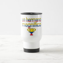 Un Hermano Magnífico Ecuador Flag Colours Coffee Mug