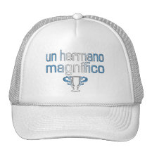 Un Hermano Magnífico Guatemala Flag Colours Trucker Hat