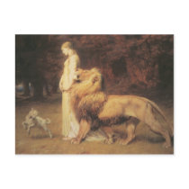 Una and the Lion Post Cards