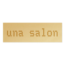 una salon business card template