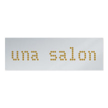 una salon business card template