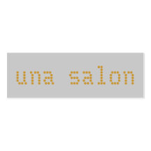 una salon business cards