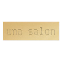 una salon business cards