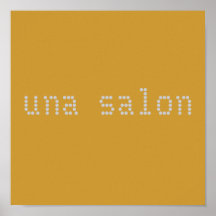 una salon posters