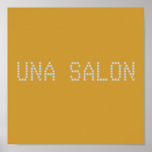 UNA SALON PRINT