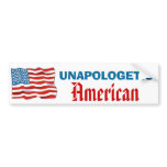 Unapologetic American bumper stickers