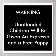Unattended Children Print