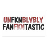 Unbelievably Fantastic... with extra F bombs! stickers