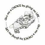 Unborn Baby: Give me a choice by giving me life photo sculptures