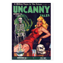 Uncanny Tales 4 Postcards
