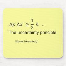 Uncertainty principle mousepad