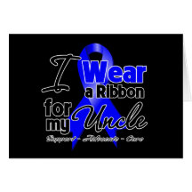Uncle - Colon Cancer Ribbon Card