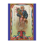 Uncle Sam Forth of July Post Cards