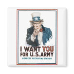 Uncle Sam "I Want YOU!" magnets