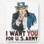 Uncle Sam "I Want YOU!" mousepads