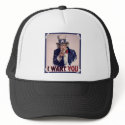 Uncle Sam Poster trucker hat