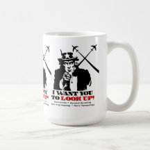 Uncle Sam says I Want You To Look Up Mug