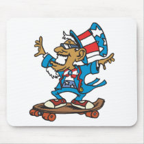 Uncle Sam Skateboarding mousepads