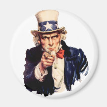 Uncle Sam Wants You! Refrigerator Magnets