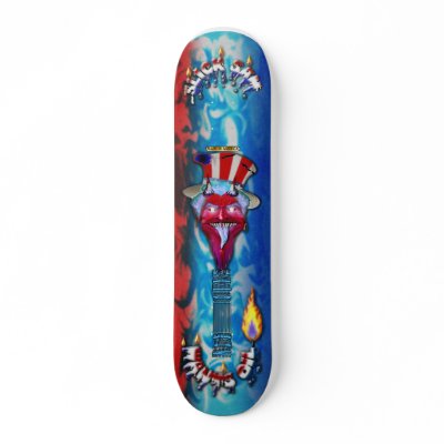 UNCLE SLICK SKATE DECK by SKIDIIIIIROW
