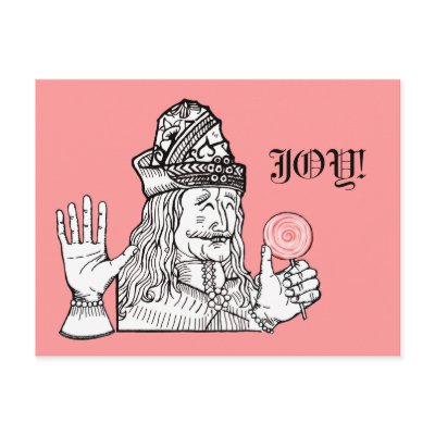 Uncle Vlad has a lollipop Post Card by Boogybunny