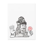 Uncle Vlad has a lollipop postcards