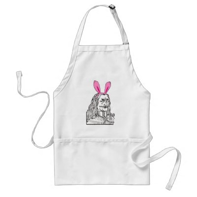 Uncle Vlad with bunny ears Apron by Boogybunny