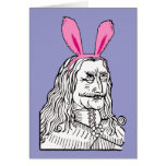 Uncle Vlad with bunny ears cards