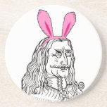 Uncle Vlad with bunny ears coasters