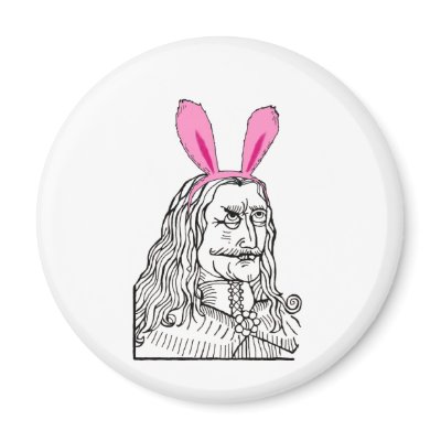 Uncle Vlad with bunny ears Magnets by Boogybunny