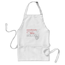 Unconditionally In Love With My Soldier Aprons
