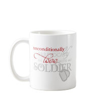 Unconditionally In Love With My Soldier Mug