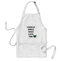 Undead Girls Need Love Too Aprons