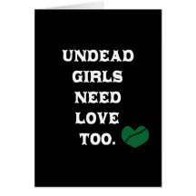 Undead Girls Need Love Too Cards