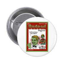 Undead Magazine Pinback Buttons