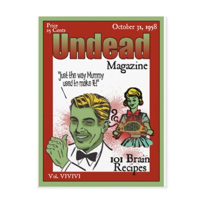Undead Magazine Post Cards