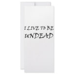 Undead rack cards